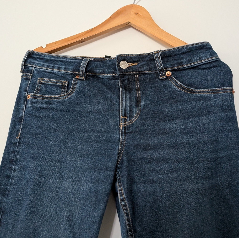 H&M - Blue Flare Low Rise Jeans - Picture 6 of 7